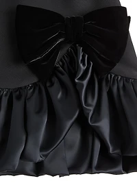 Crepe Couture Short Dress
