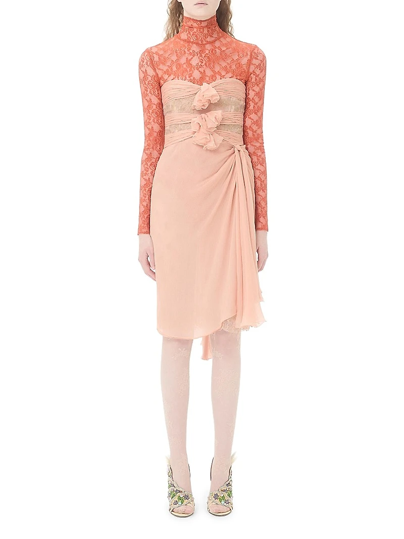 Crepponne Chiffon Dress
