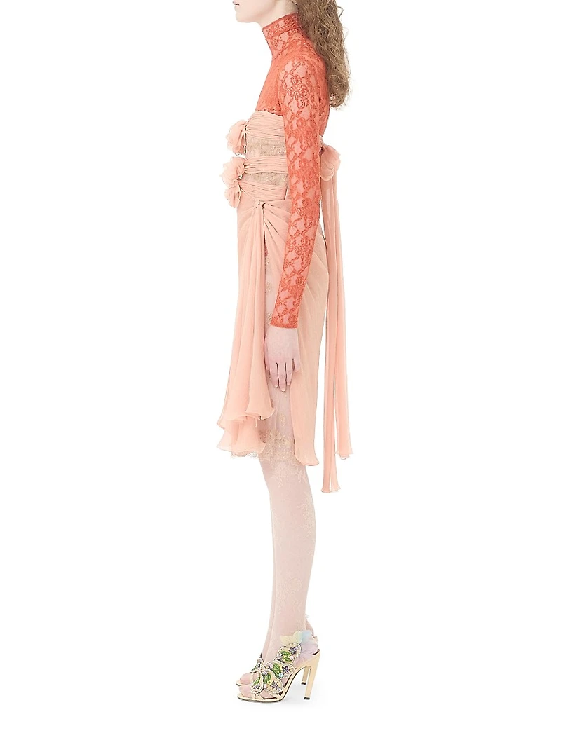 Crepponne Chiffon Dress