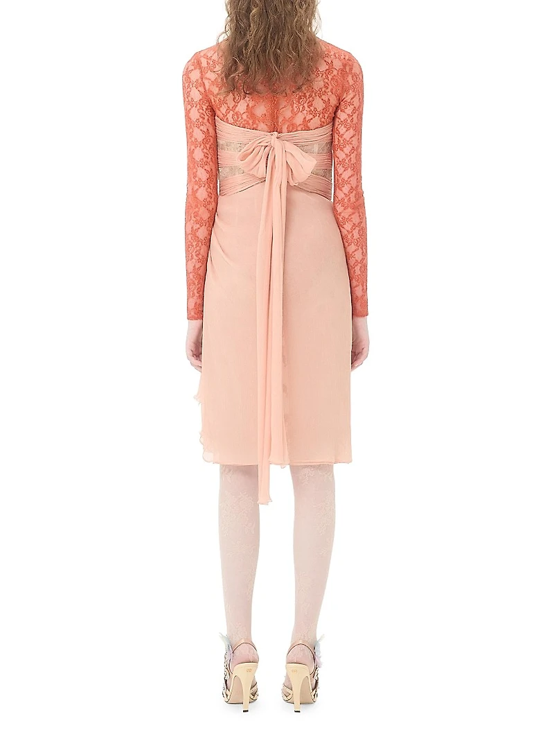 Crepponne Chiffon Dress