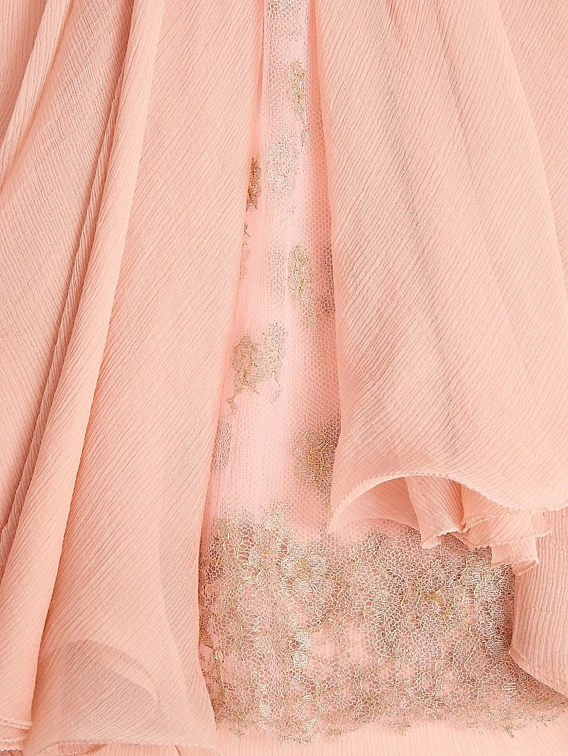 Crepponne Chiffon Dress