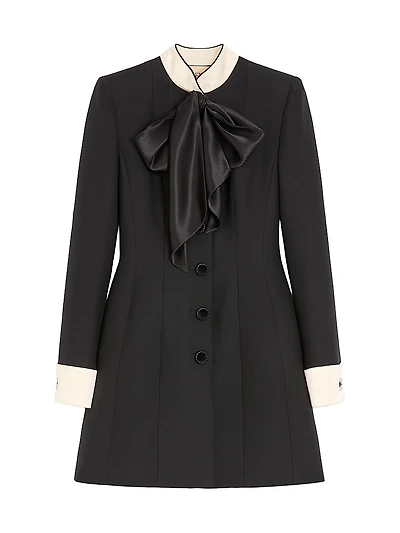 Crepe Couture Short Dress