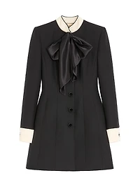 Crepe Couture Short Dress