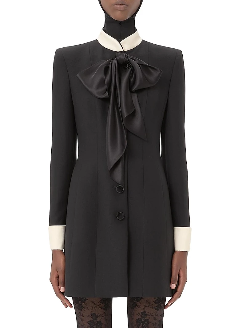 Crepe Couture Short Dress