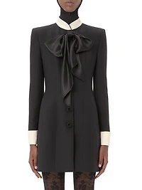 Crepe Couture Short Dress