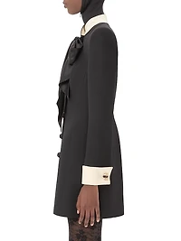 Crepe Couture Short Dress
