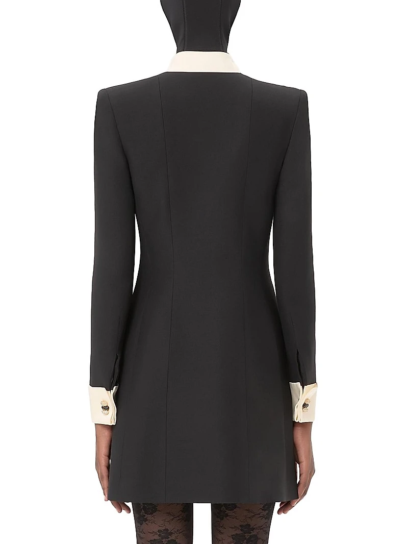 Crepe Couture Short Dress