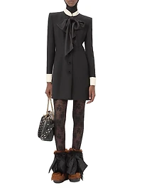 Crepe Couture Short Dress