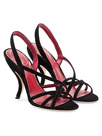Fetishique Velvet 105MM Sandals