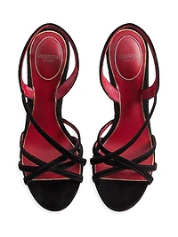 Fetishique Velvet 105MM Sandals