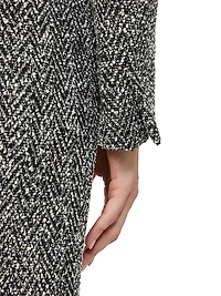 Bouclé Jersey Cropped Jacket