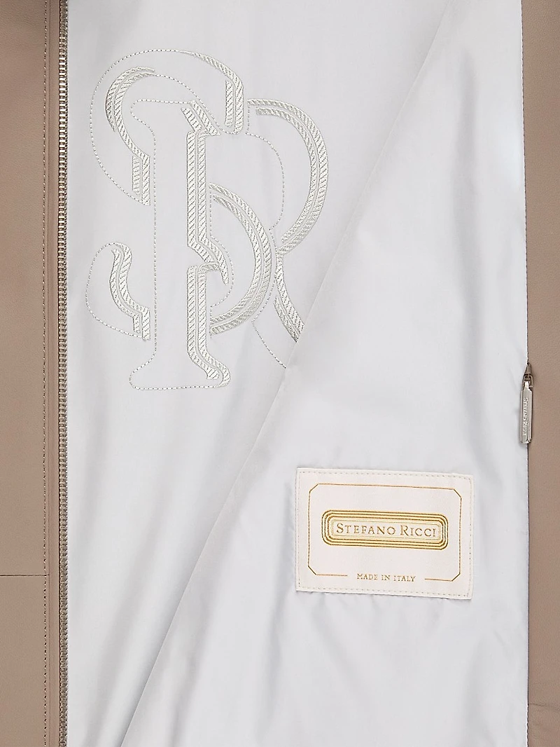 Lamb Leather Blouson Jacket