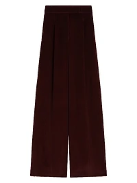Wide Leg Corduroy Trousers