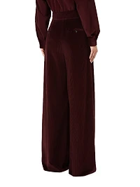 Wide Leg Corduroy Trousers