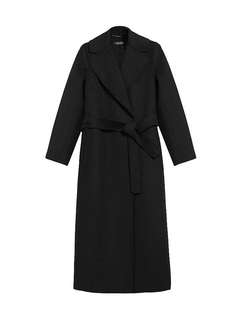 Wool Drap Wrap Coat