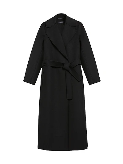 Wool Drap Wrap Coat