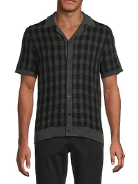 Ronan Plaid Knit Top