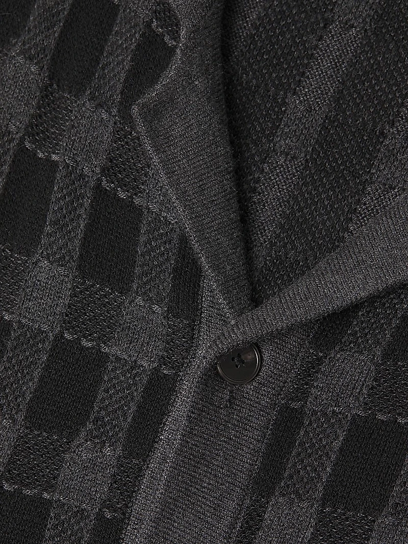 Ronan Plaid Knit Top