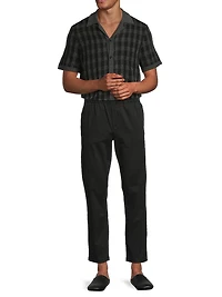 Ronan Plaid Knit Top