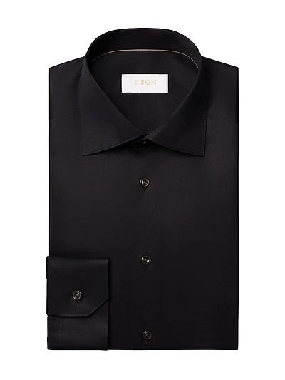 Slim-Fit Elevated Twill Shirt