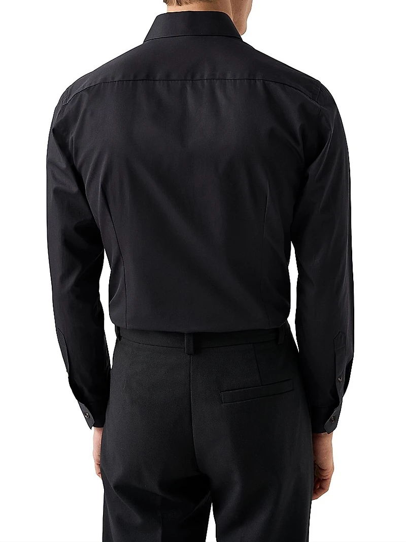 Slim-Fit Elevated Twill Shirt