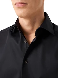 Slim-Fit Elevated Twill Shirt