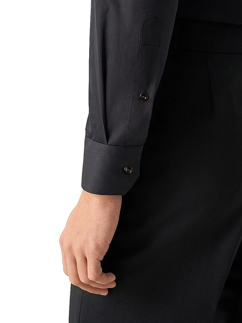 Slim-Fit Elevated Twill Shirt