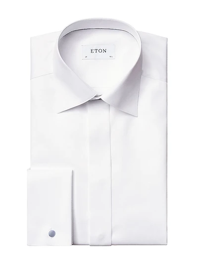 Contemporary-Fit Fly Front Formal Shirt