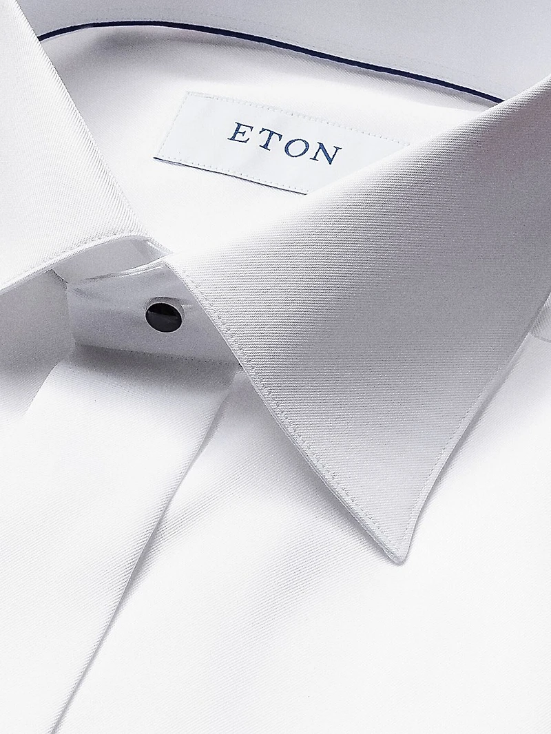 Contemporary-Fit Fly Front Formal Shirt