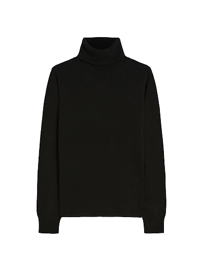 Wool and Cashmere Turtleneck Sweater