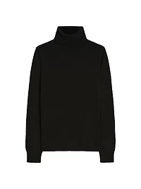 Wool and Cashmere Turtleneck Sweater