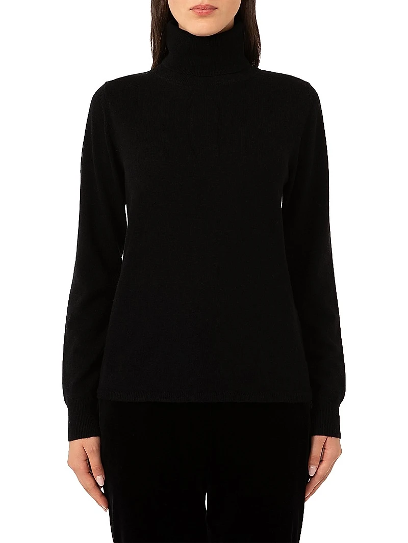 Wool and Cashmere Turtleneck Sweater