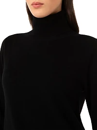 Wool and Cashmere Turtleneck Sweater