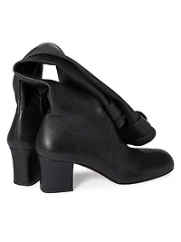 Nappa Leather Boots with Buckle