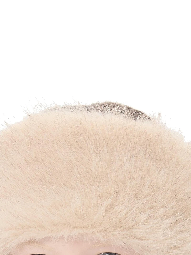 Vlogo Signature Faux Fur Headband
