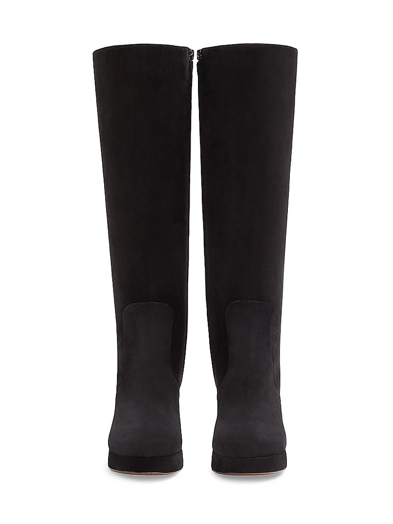 Fawcette 90MM Platform Boots Crust Leather