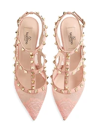 Rockstud 100MM Lace Pump with Straps