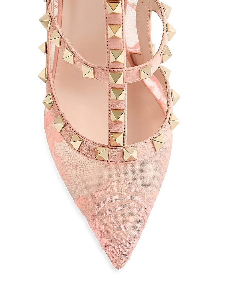 Rockstud 100MM Lace Pump with Straps