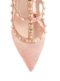 Rockstud 100MM Lace Pump with Straps