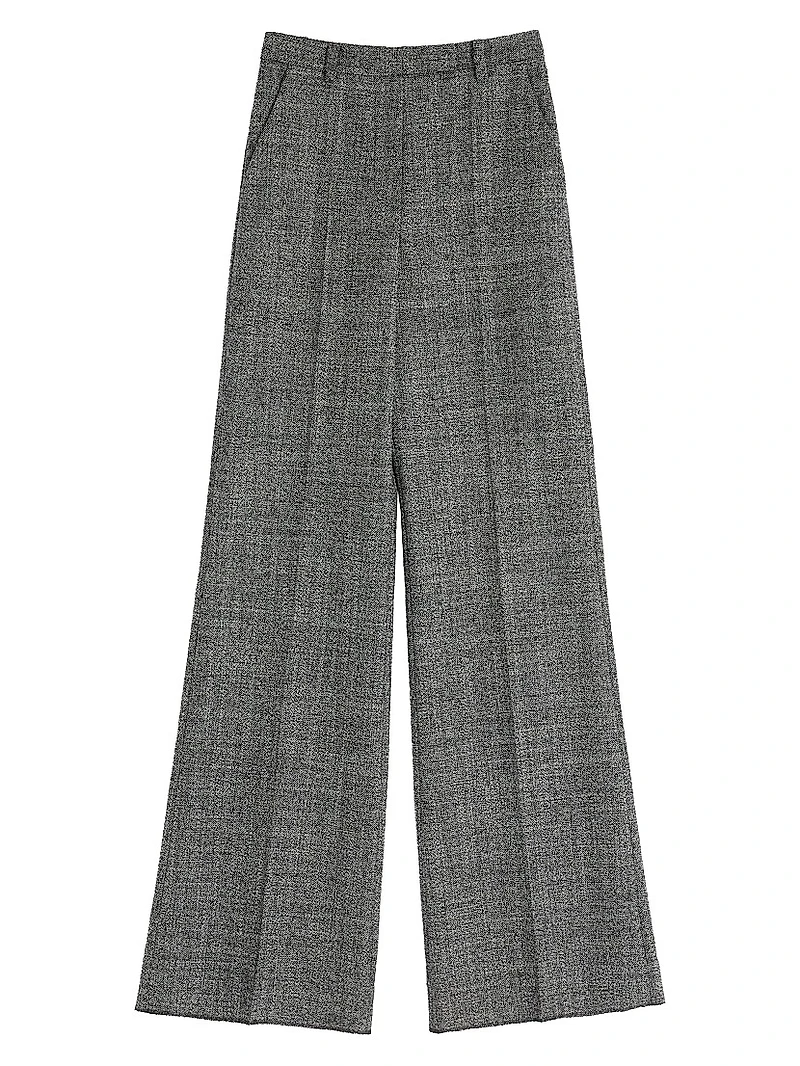 Wool Mouliné Pants
