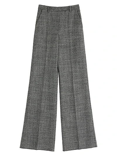 Wool Mouliné Pants