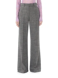 Wool Mouliné Pants