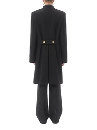 Double-Breasted Coat Double Wool