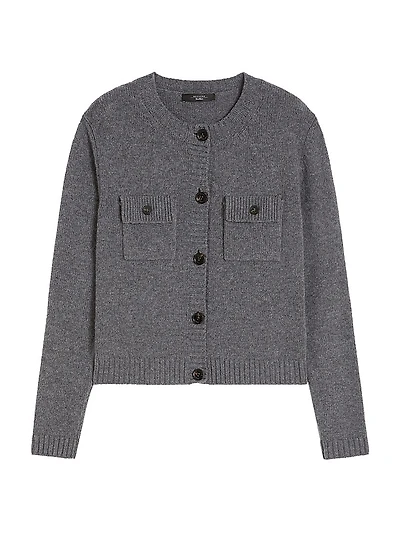 Pure Wool Yarn Cardigan
