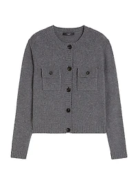 Pure Wool Yarn Cardigan