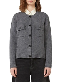 Pure Wool Yarn Cardigan