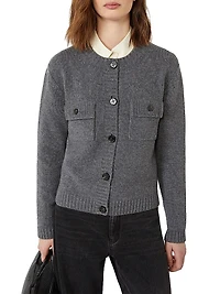 Pure Wool Yarn Cardigan