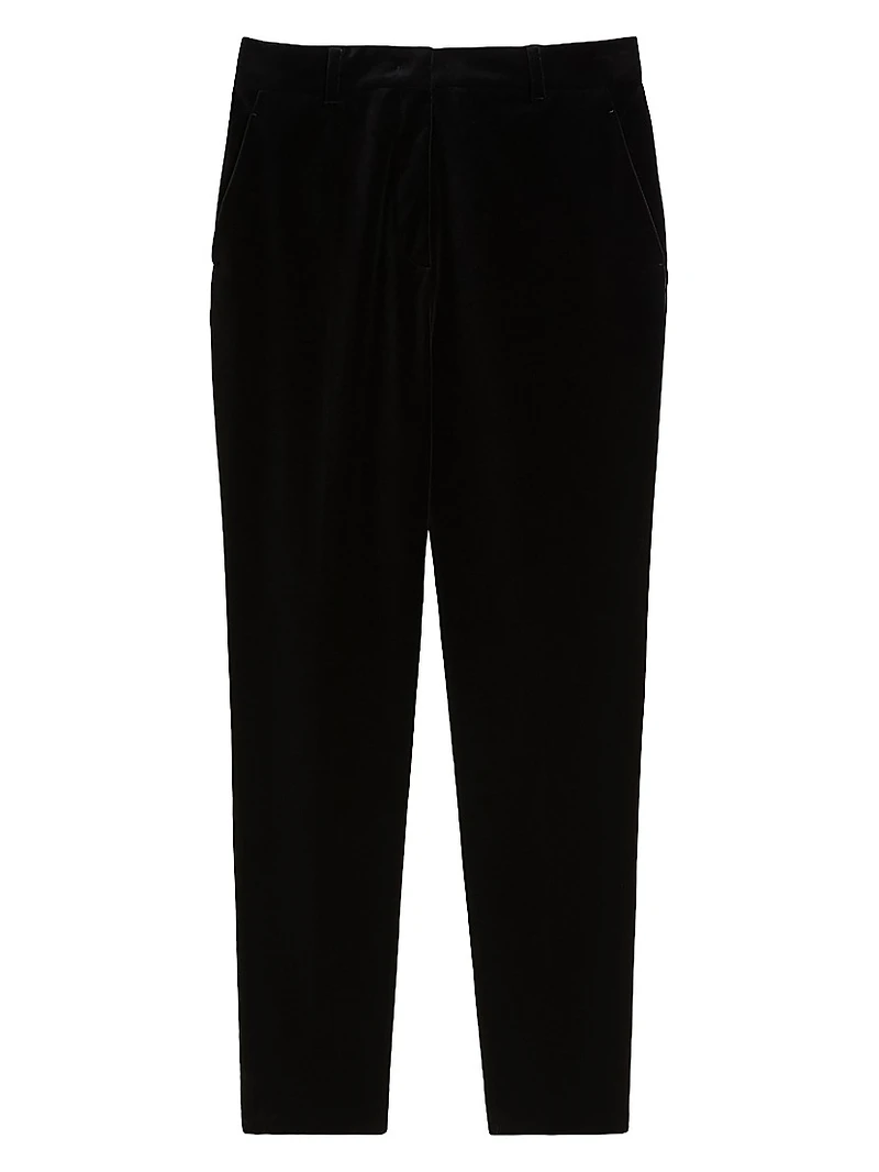 Velvet Cigarette Trousers