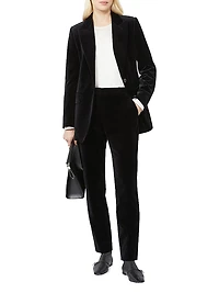 Velvet Cigarette Trousers