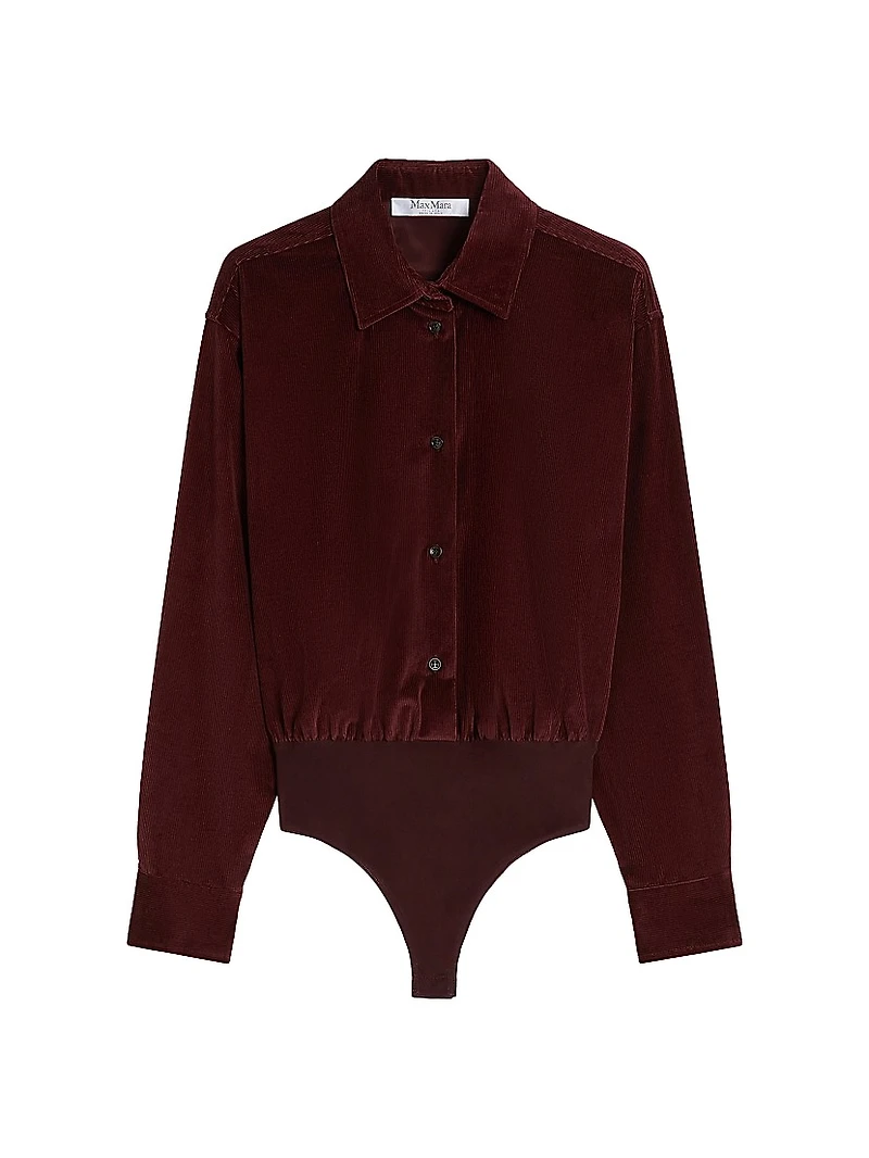 Velvet Bodysuit Shirt